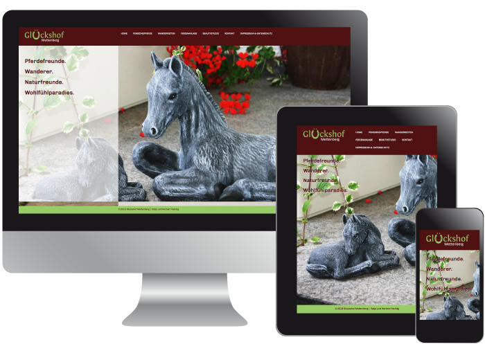 Website Glückshof Mettenberg