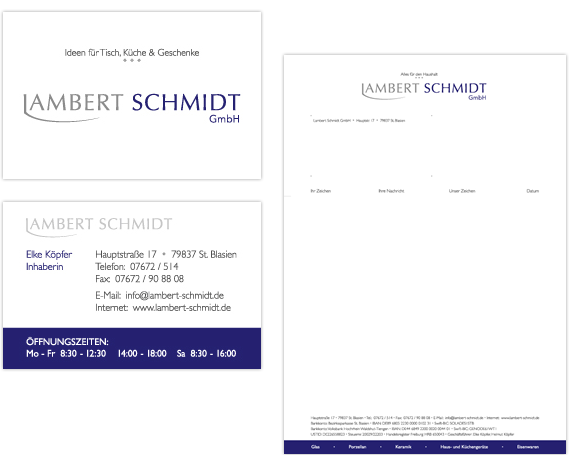 Corporate Design - Lambert Schmidt GmbH