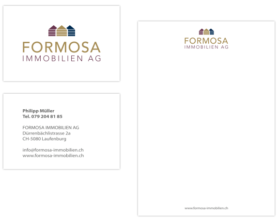 Corporate Design - Formosa Immobilien AG
