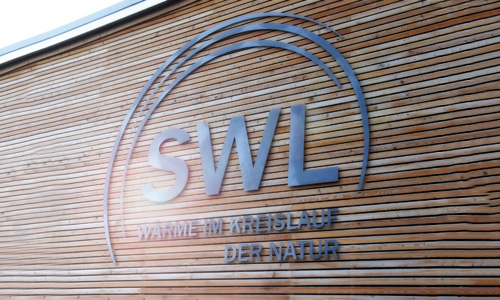 Fassadenbeschriftung SWL
