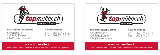 Visitenkarten - topmüller GmbH