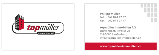 Visitenkarten - topmüller Immobilien AG