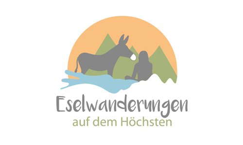 Logo Eselwanderungen auf dem Höchsten