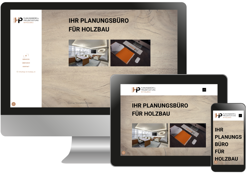 Webpräsenz hpp Planungsbüro Hollenwäger